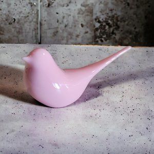 Mid Century Modern Modwing Bird Figurine 3d Resin Eames 60s PINK Medium
